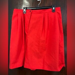 Bundle 3 for $15. Vintage Willow Ridge Bold Red Women's Shorts. Size 18W.